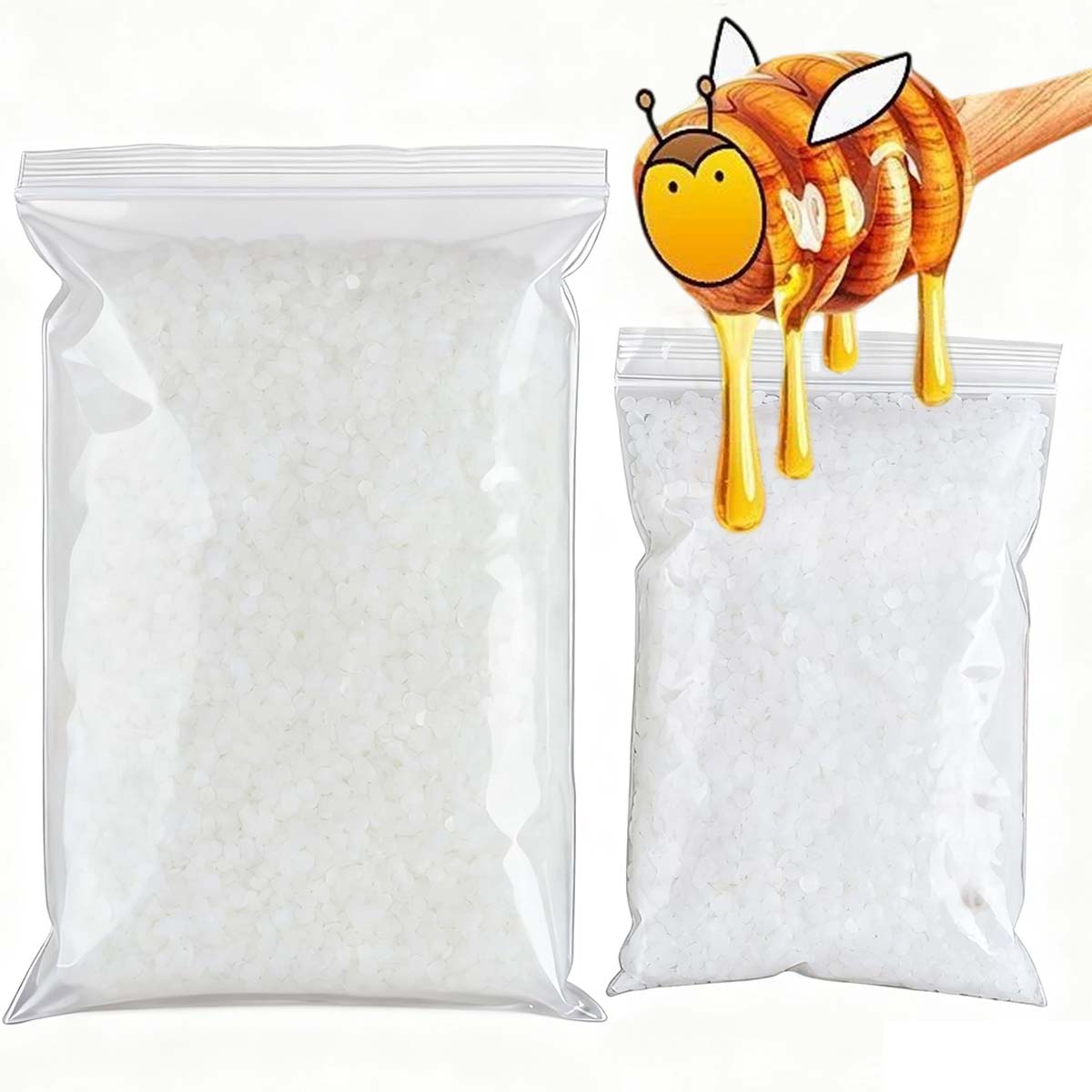Candle Supplies Storage - 200 جرام-1000 جرام شمع العسل الأبيض