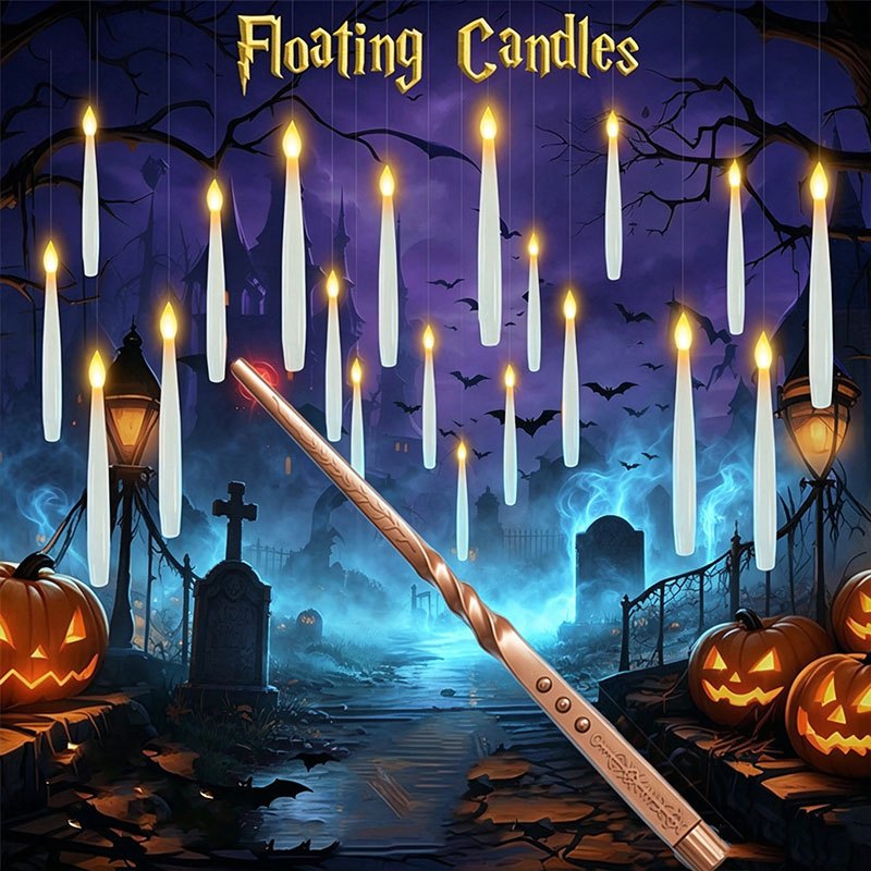 Candle Supplies Free Shipping - شموع عائمة سحرية مع عصا، شموع