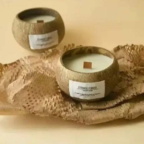 شمعة معطرة على شكل قشرة جوز ال - مراجعة Candle Supplies Free Shipping وسعره