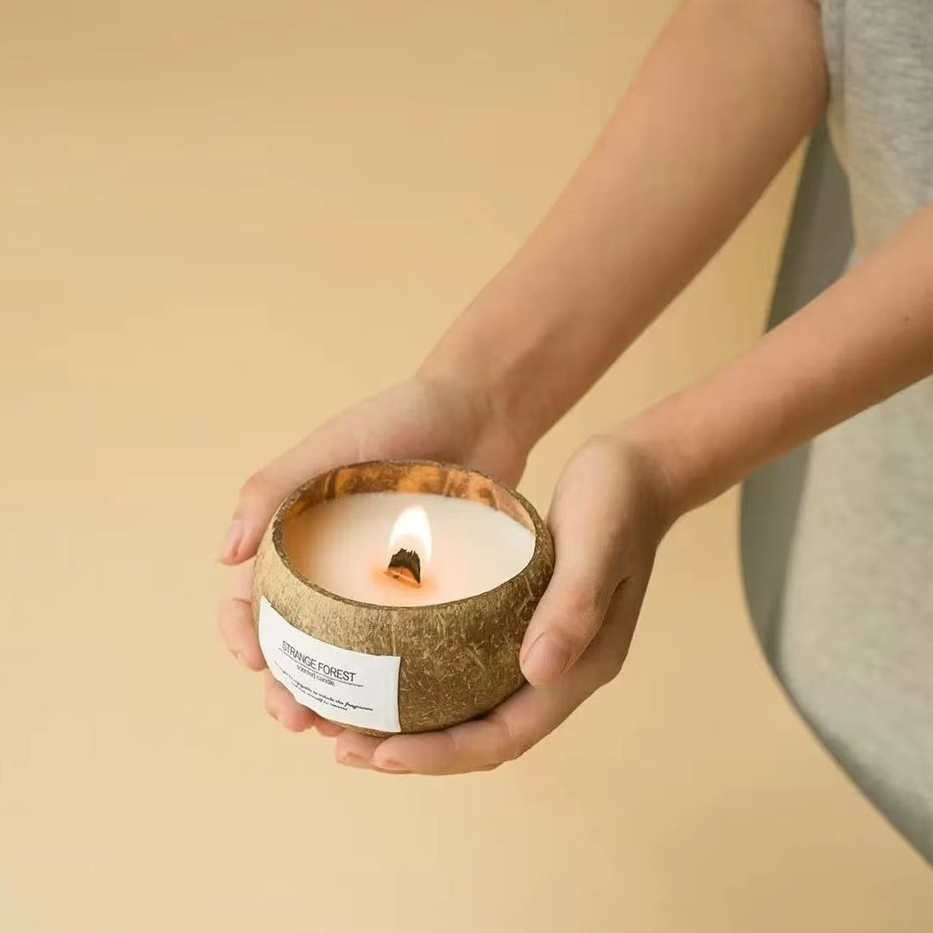 شمعة معطرة على شكل قشرة جوز ال - مراجعة Candle Supplies Free Shipping وسعره