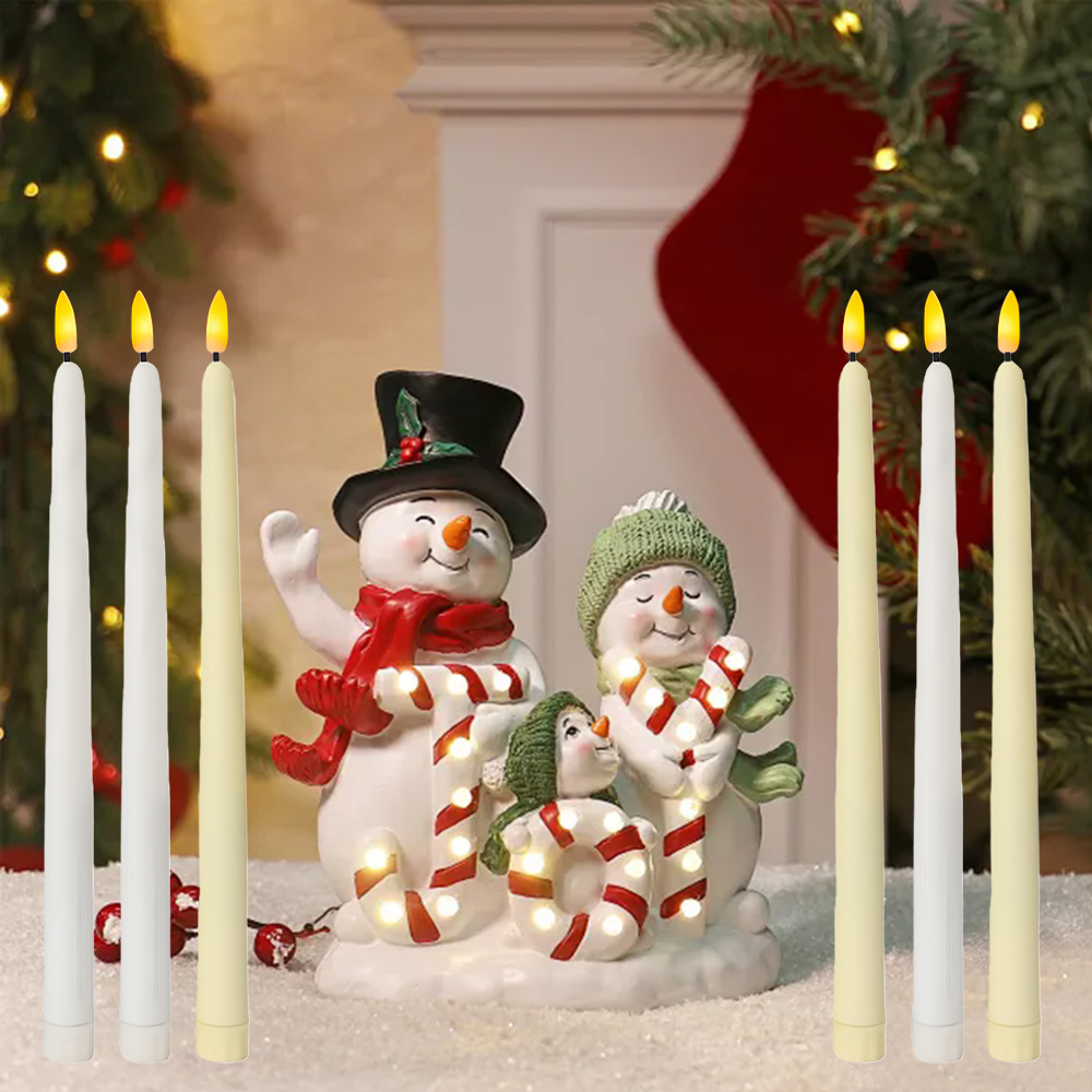 6 قطع من شموع LED بدون لهب، تع - مراجعة Candle Supplies Free Shipping وسعره