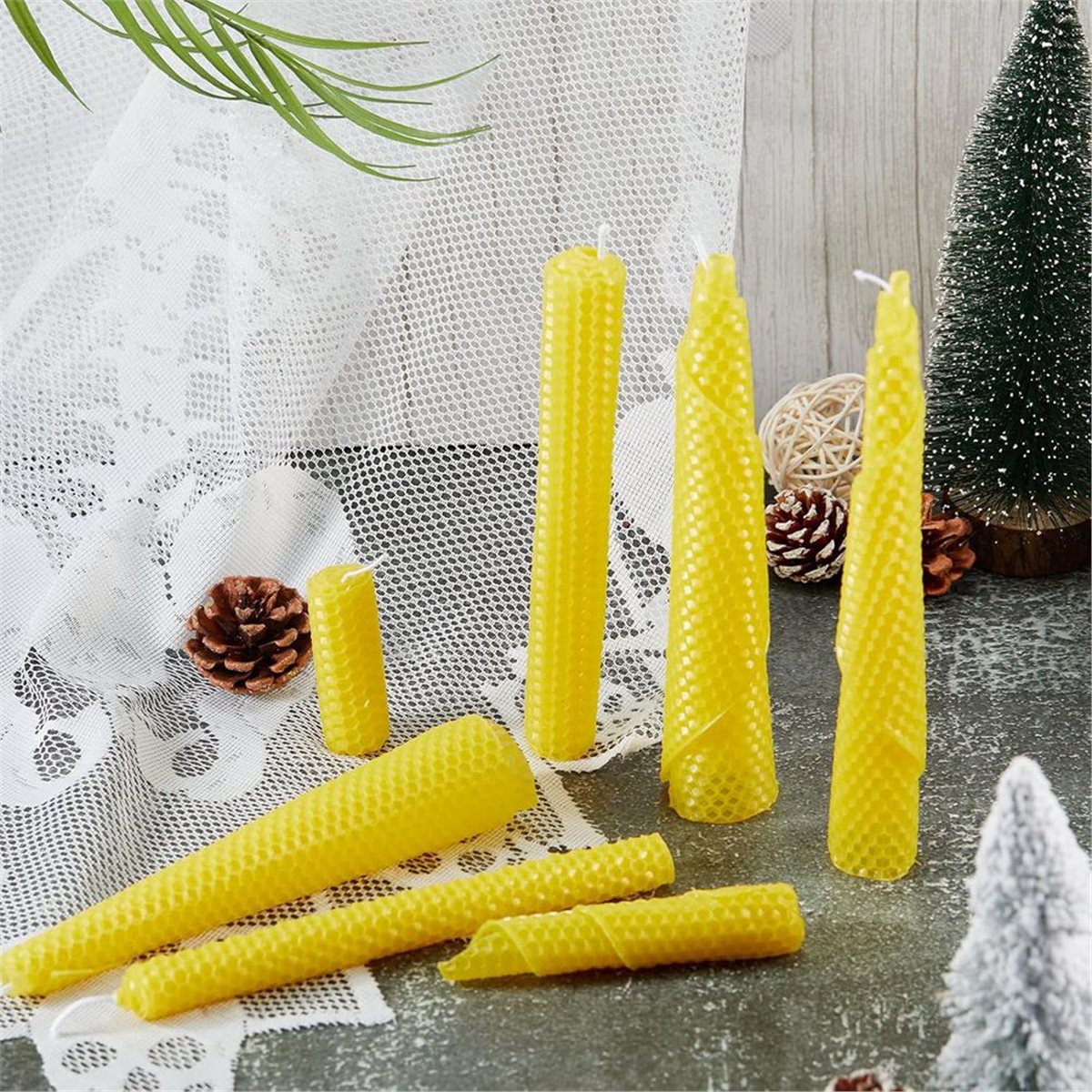 طقم صنع الشموع من شمع العسل 24 - مراجعة Beeswax Sheet Roll وسعره